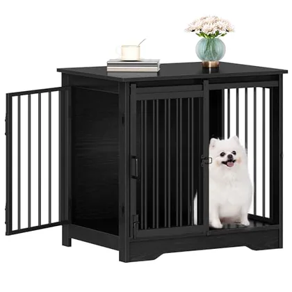 27.2 in S Dog Crate Furniture Indoor Dog Kennel