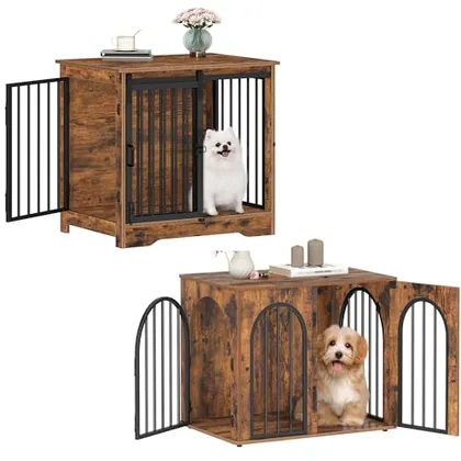 27.2 in Dog Crate Furniture