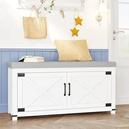 39.4 in Shoe Storage Bench