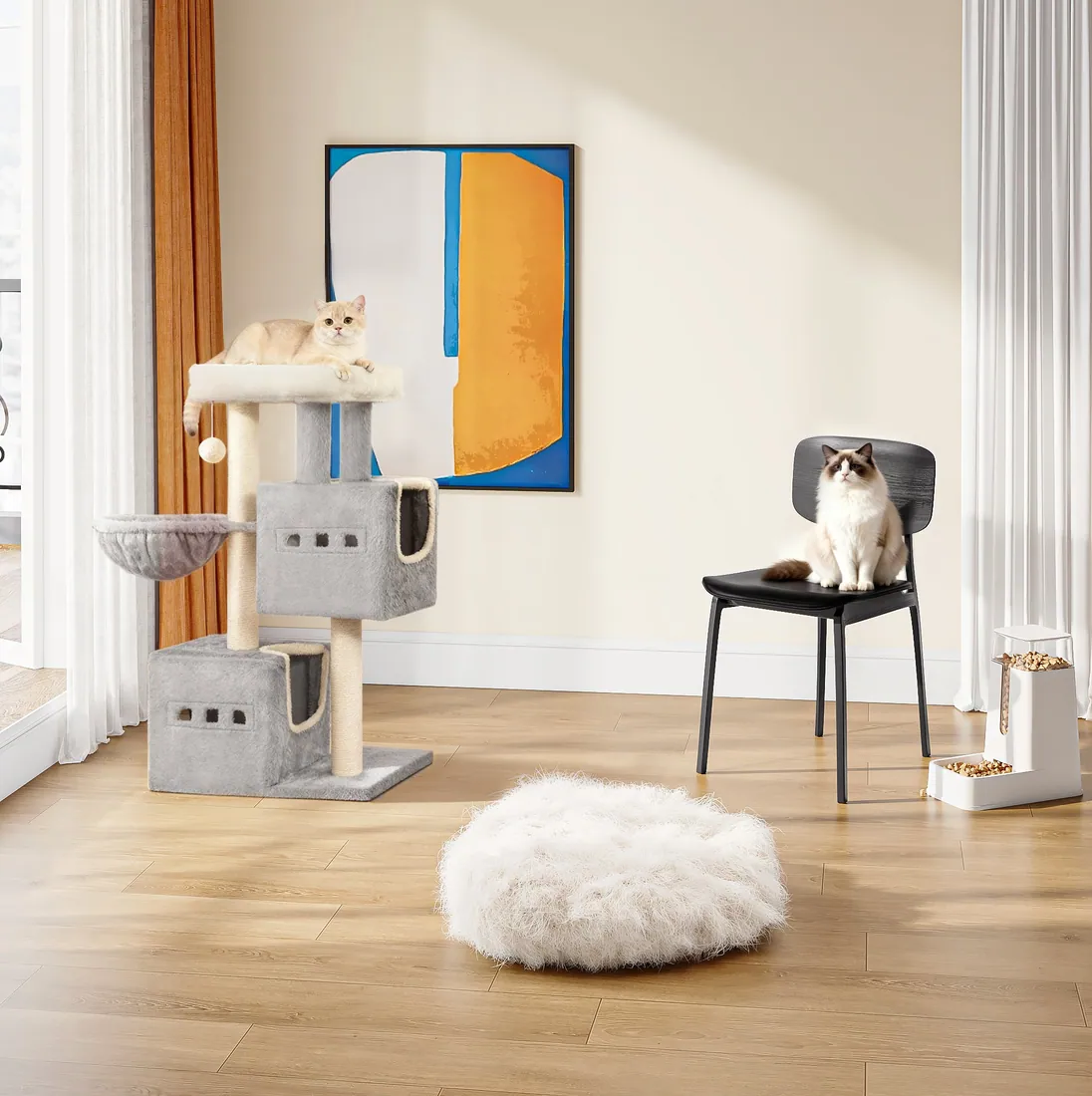 Cat trees by Hzuaneri