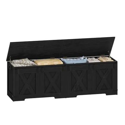 59 in Rustic Storage Chest and Bench