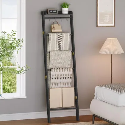 Blanket Ladder Shelf