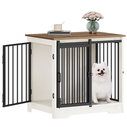 27.2 in S Dog Crate Furniture Indoor Dog Kennel